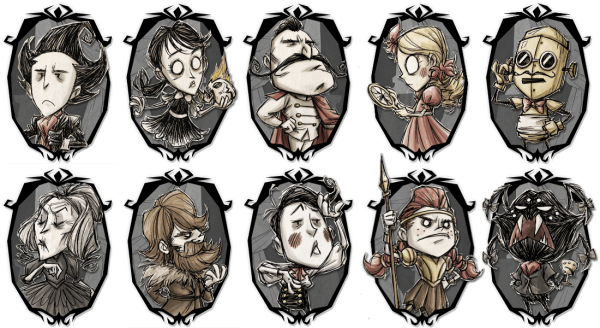 Дон старв тугеза персонажи