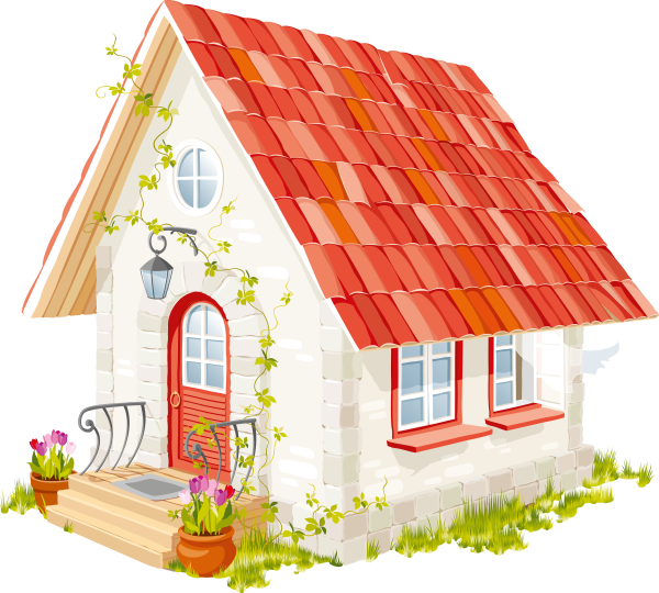 Домик мультяшный