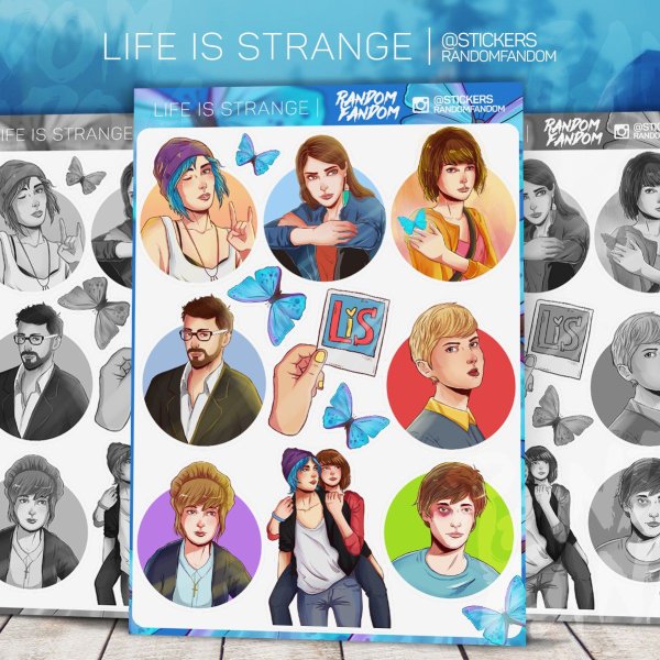 Наклейки лайф ИС Стрендж