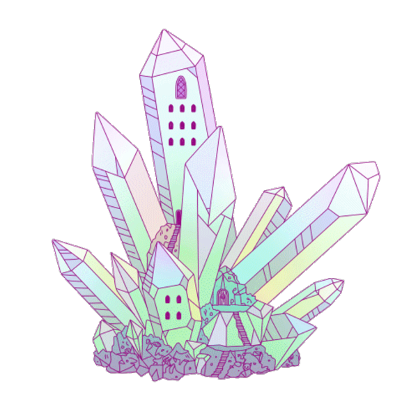 Наклейки Кристаллы