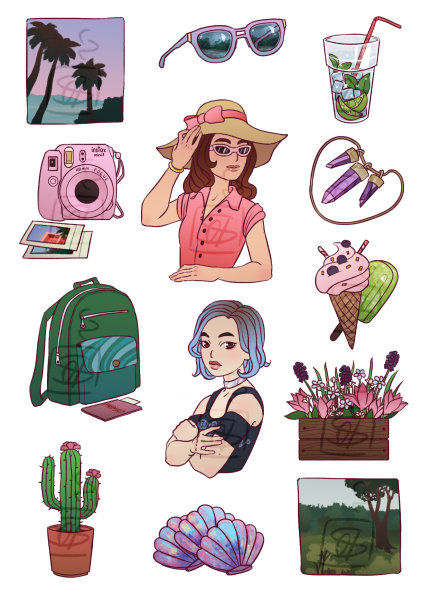 Стикер "лето"