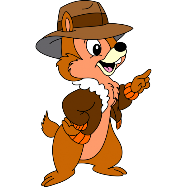 Чип и Дейл бегут