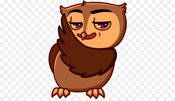 Сова мультяшная