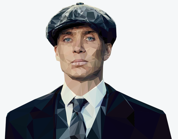 Острые козырьки Томас Шелби рисунок