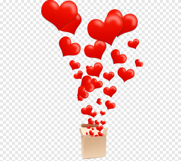 Летающие сердечки