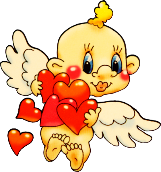 Ангелочки с сердечками