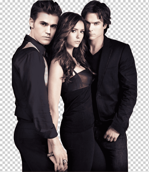 Стефан Сальваторе на белом фоне