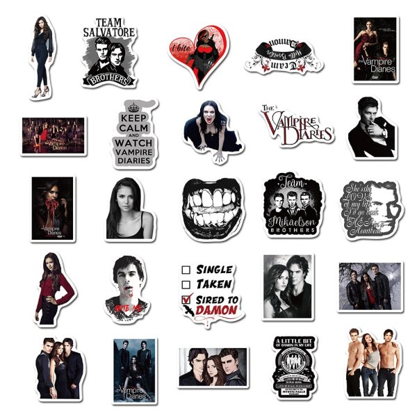 Наклейки дневники вампира