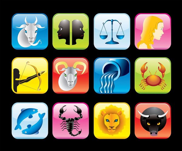 Иконки знаков зодиака