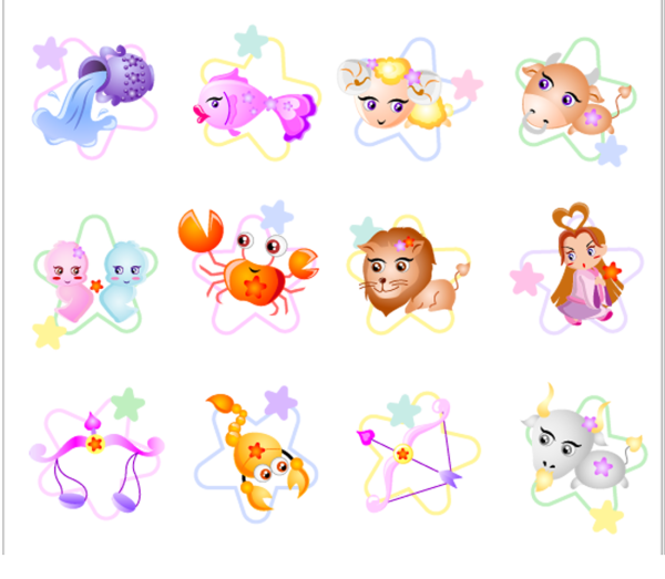 Знаки зодиака для метрики