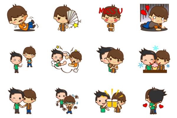 Стикеры пак LGBT