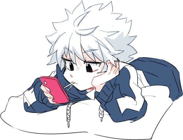 Киллуа плачет