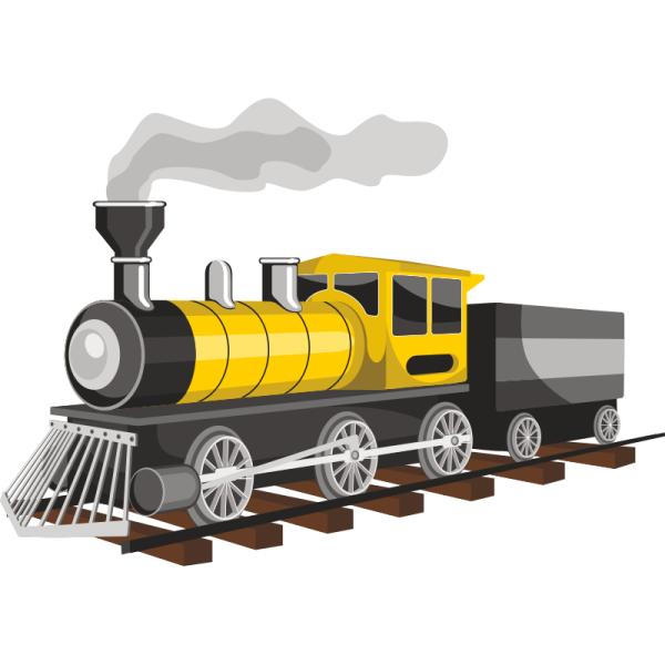 Поезд вектор