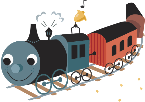 Векторное изображение поезда