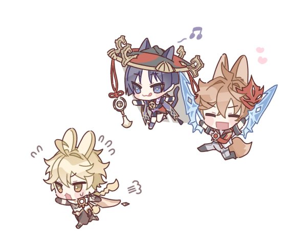 Ноэль Стикеры Геншин