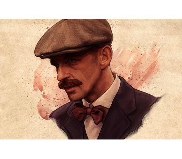 Острые козырьки Артур Шелби арт