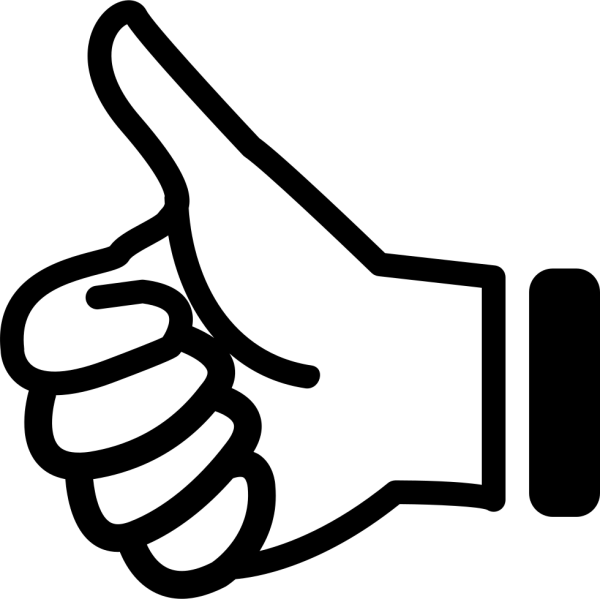 Значок палец вверх