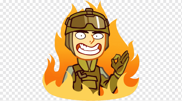 Стикеры ВК бравые ребята