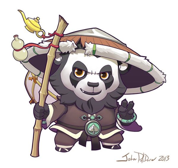 Стикеры Warcraft 3 Пандарен