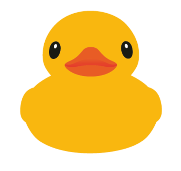 Стикер уточка