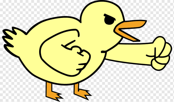 Желтая уточка