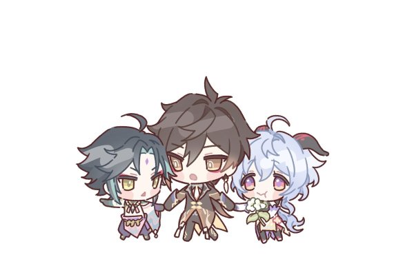 Чиби альбедо Геншин