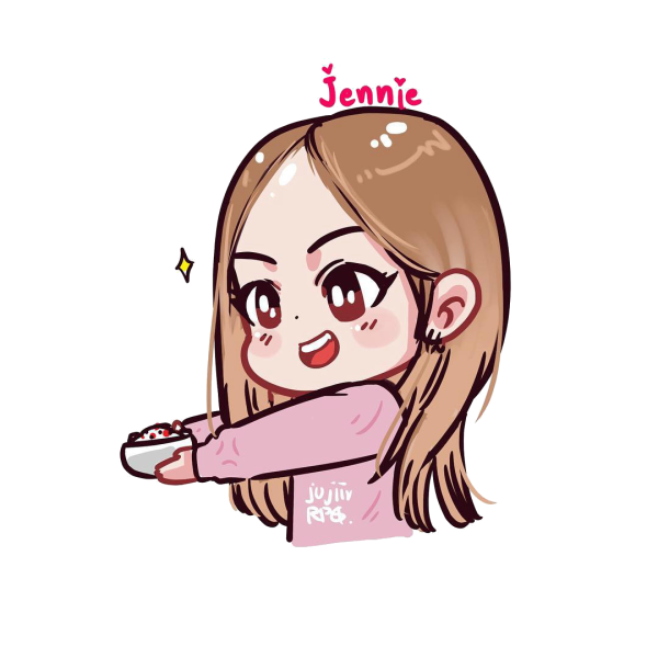 Блэк Пинк рисунки Чиби