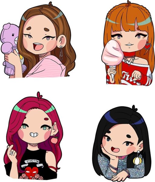 Стикеры k-Pop BLACKPINK