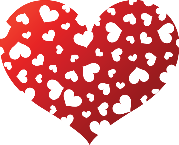 Сердце валентинка