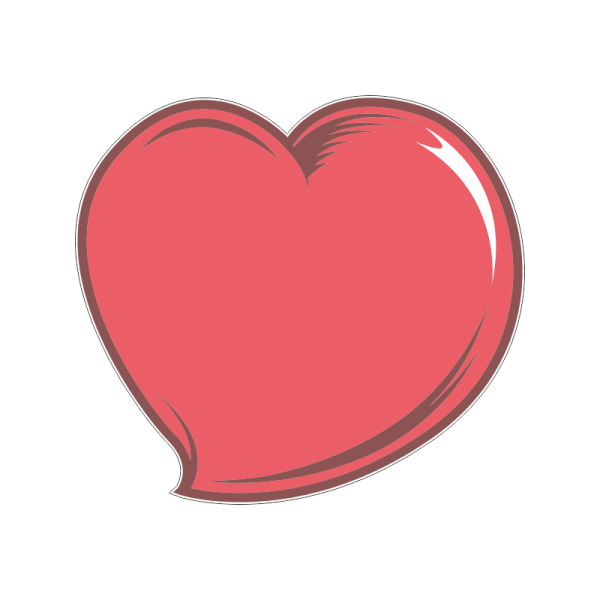 Сердечки для печати