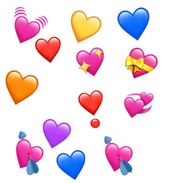 Красивые сердечки смайлики