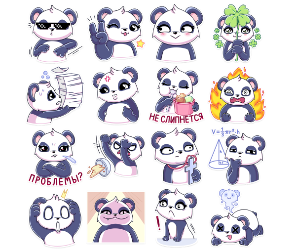 Веселые Стикеры