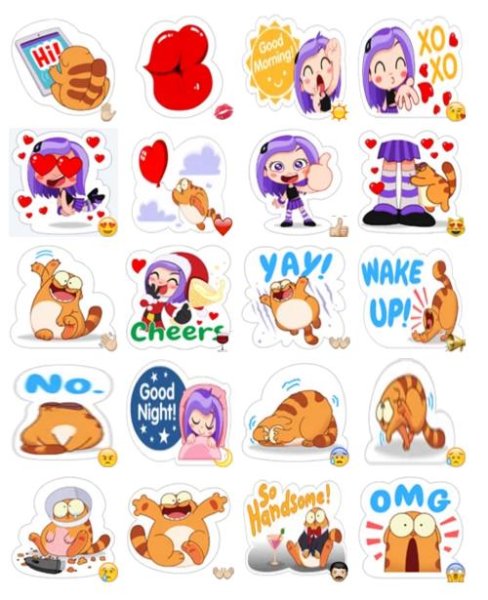 Наклейки хомяки