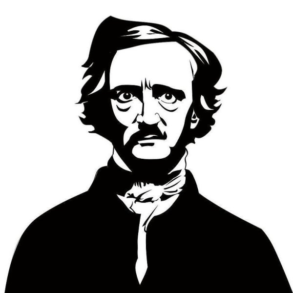 Эдгар Аллан по портрет вектор