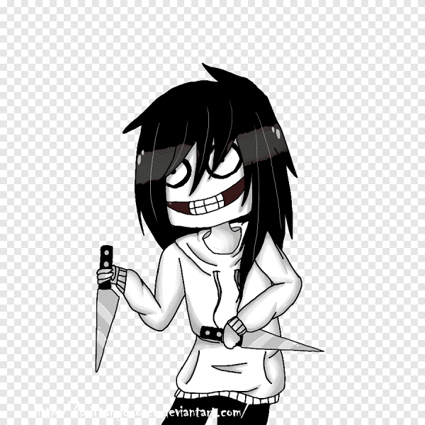 Безглазый Джек на прозрачном фоне