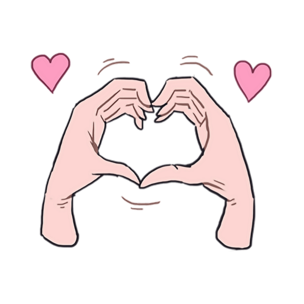 Сердечко руками