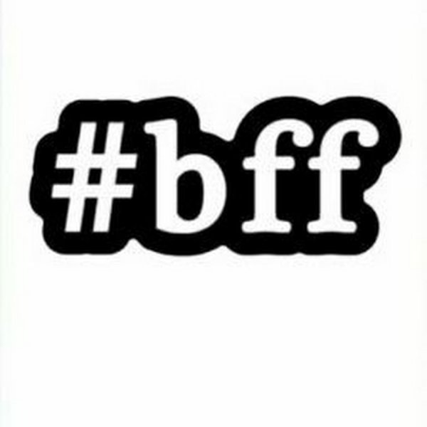 Надпись БФФ