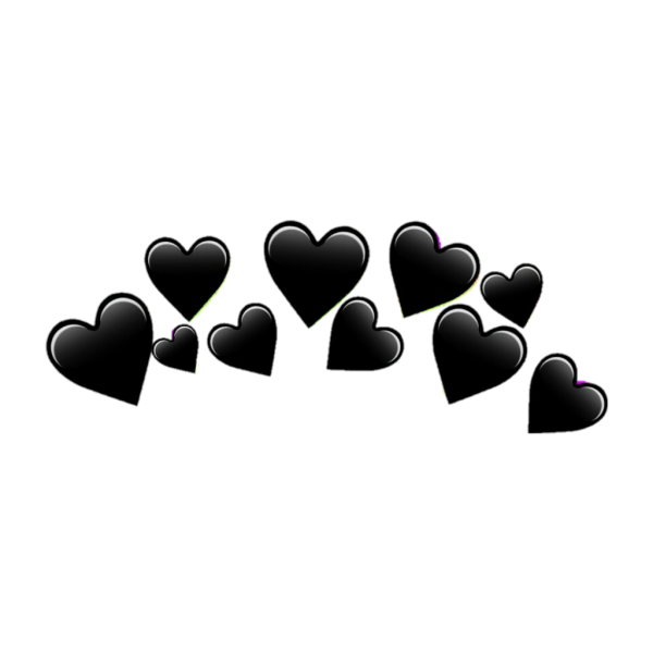 Сердечко черное