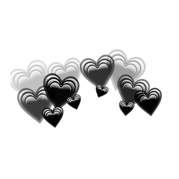 Сердечко черное