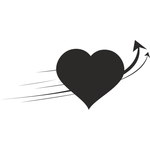 Маленькое черное сердечко