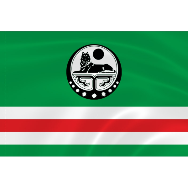 Флаг и герб Чечни Чечне