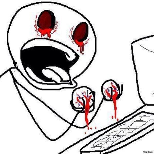 Анимешные глаза и рот