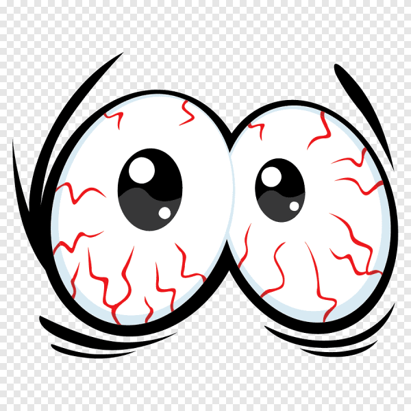 Накуренные мультяшные глаза