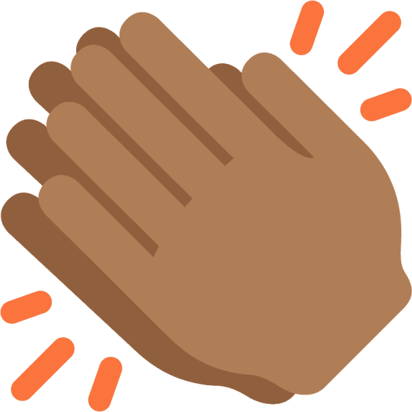 Стикер аплодисменты