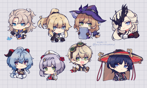 Персонажи Геншин Импакт кли