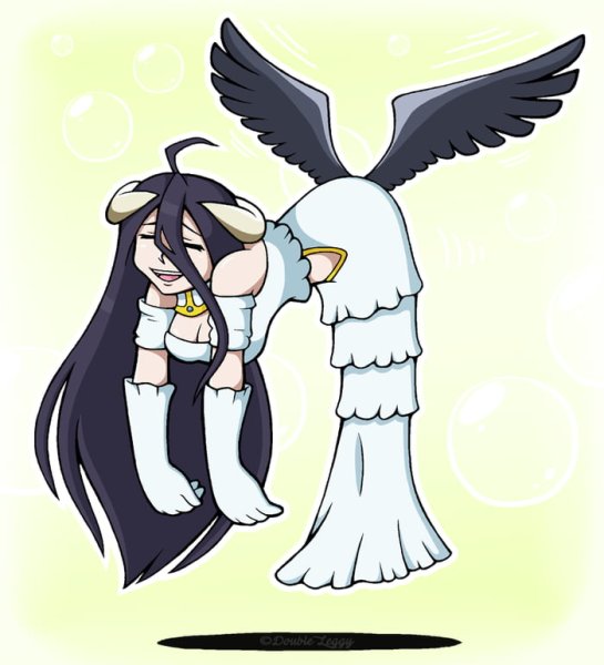 Альбедо из аниме владыка