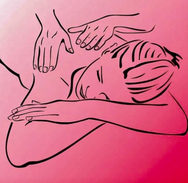 Массаж нарисованный