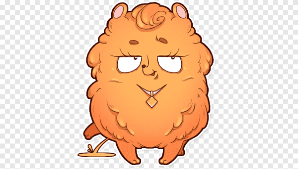 Мультяшная собака шпиц