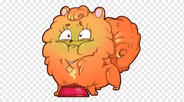 Шпиц на прозрачном фоне