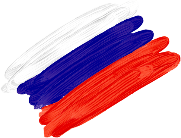 Стикеры Россия на белом фоне